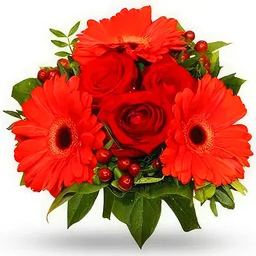 Smederevska Palanka flowers  -  Lovely Reds Flower Bouquet/Arrangement