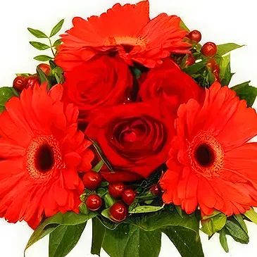 Smederevska Palanka flowers  -  Lovely Reds Flower Bouquet/Arrangement