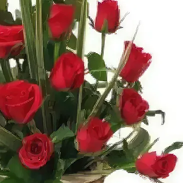 Macuilacatl Chico flowers  -  Basket love Flower Bouquet/Arrangement