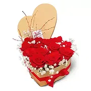 Santa Gertrudis online Blomsterhandler - Roses arrangement 3 Buket
