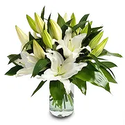 Llameo Online blomsterbutikk - Grasiøs Lily Radiance Bukett