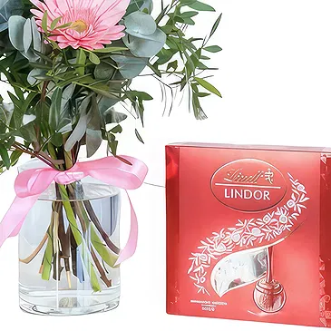 Greece flowers  -  Choco Gerbera Delight Flower Bouquet/Arrangement