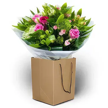 Palia Ampelia flowers  -  Pink Floral Splashes Flower Bouquet/Arrangement
