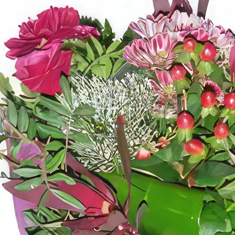 Krakkó-virágok- Díszes Virágkötészeti csokor