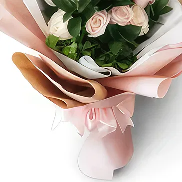 Cung Kiệm flowers  -  Charming Pastel Roses Flower Bouquet/Arrangement