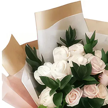 Cung Kiệm flowers  -  Charming Pastel Roses Flower Bouquet/Arrangement