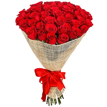 Oman flowers  -  50 Red Roses Bouquet Flower Bouquet/Arrangement