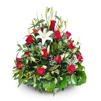 Madrid flowers  -  Rose Blush Lily Lounge Flower Delivery
