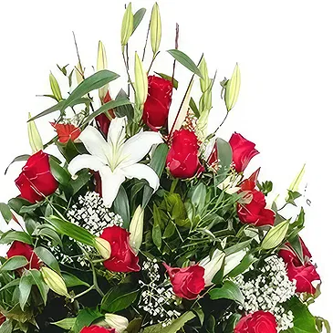 Valladolid çiçek- Rose Blush Lily Lounge Çiçek buketi/düzenleme