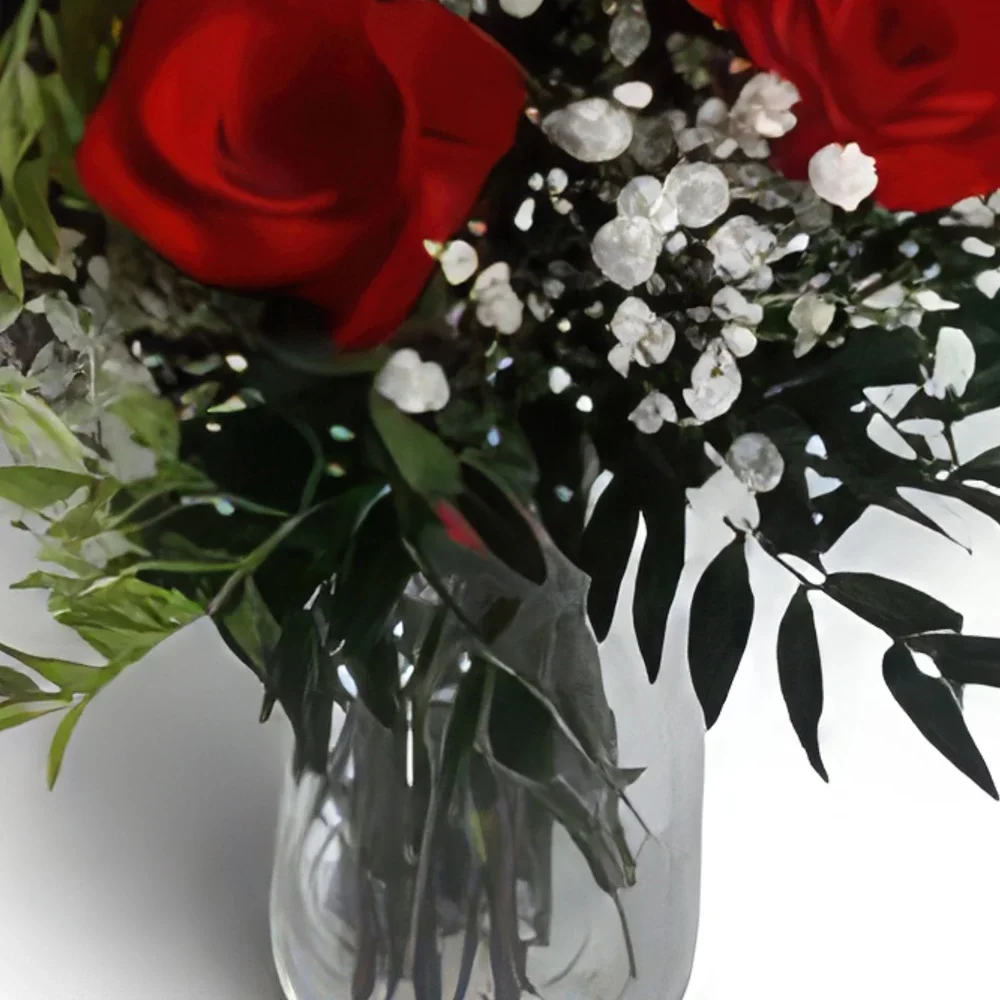 Λισαβόνα λουλούδια- Πρόσθετη Αγάπη Μπουκέτο/ρύθμιση λουλουδιών