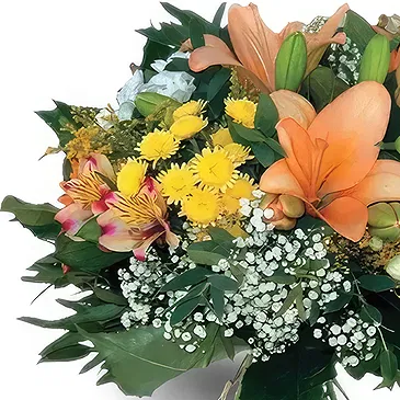 Cala Llonga flowers  -  Golden Bouquet Flower Bouquet/Arrangement
