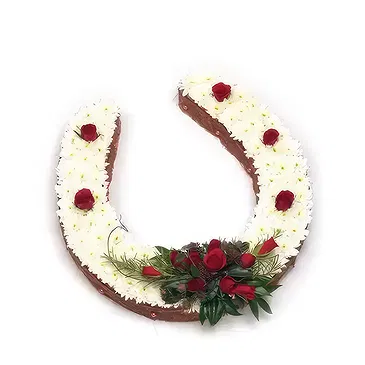 Swallow flowers  -  Red n White Flower Bouquet/Arrangement