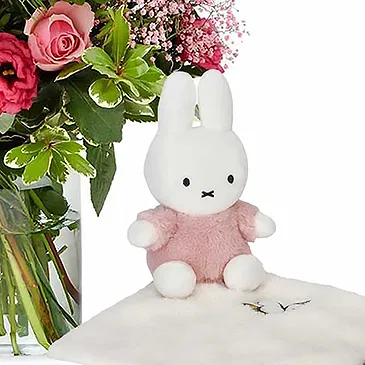 Amsterdam-Zuidoost flowers  -  Sweet dreams + Miffy Flower Bouquet/Arrangement