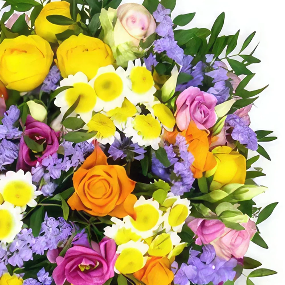 flores de Basileia- Beleza Brilhante Bouquet/arranjo de flor