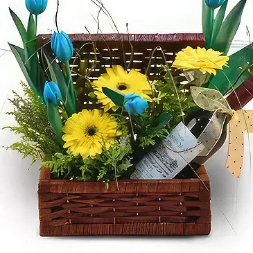 Buangkok flowers  -  Pleasant Basket Flower Bouquet/Arrangement