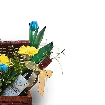 Buangkok flowers  -  Pleasant Basket Flower Bouquet/Arrangement