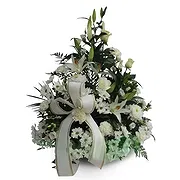 Spain online Florist - Serene Farewell Services Bouquet