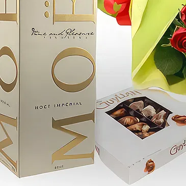 Montenegro blomster- MOET Champagne Roses Chokolade Blomst buket/Arrangement