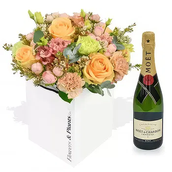 United Kingdom flowers  -  Peachy & Moet Flower Delivery
