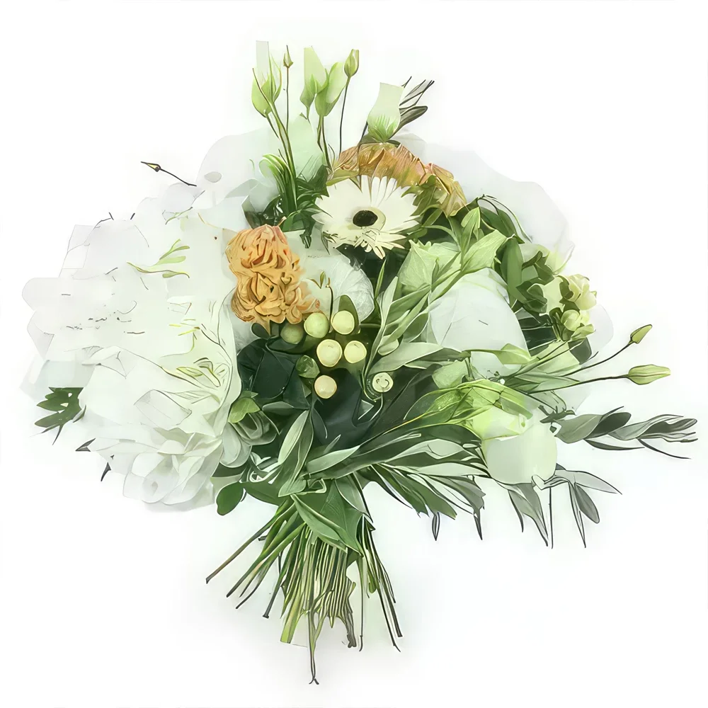 flores de Marselha- Buquê redondo Monza Country Bouquet/arranjo de flor