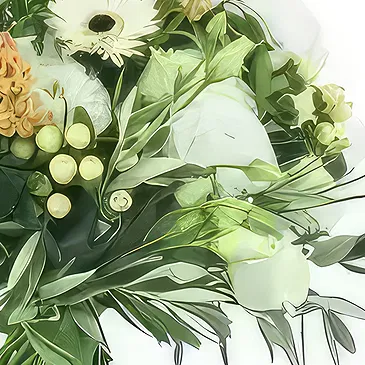 Lille blomster- Monza landlig rund bukett Blomsterarrangementer bukett