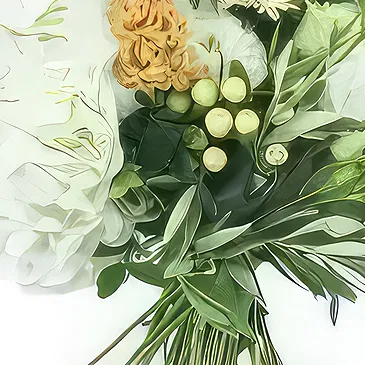 Lille blomster- Monza landlig rund bukett Blomsterarrangementer bukett