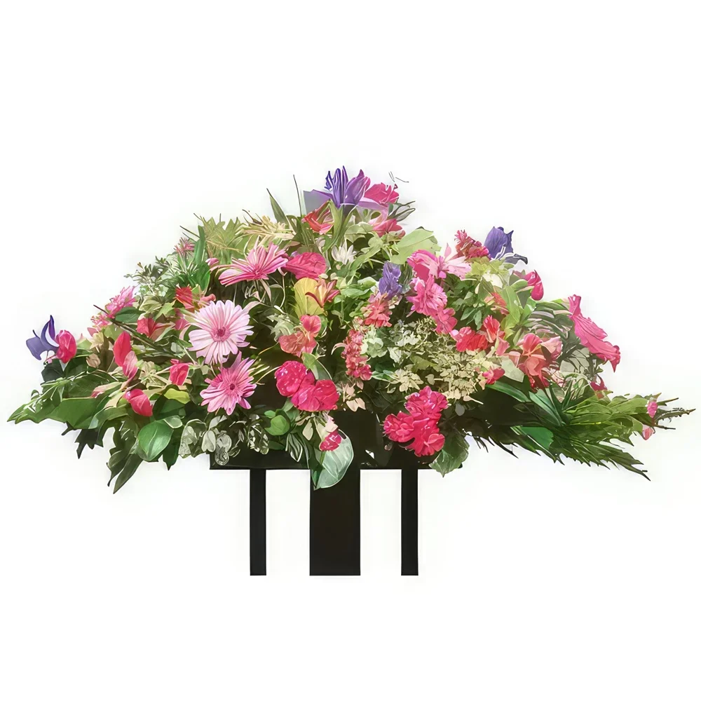 fleuriste fleurs de Toulouse- Fleurs de deuil Solstice Bouquet/Arrangement floral