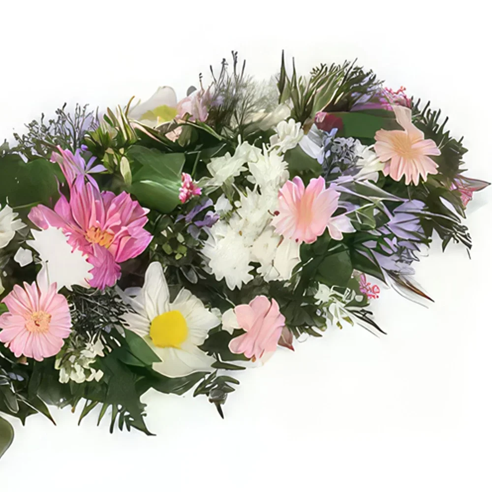 Pau bunga- Kasut salji berkabung L'Aurore Sejambak/gubahan bunga