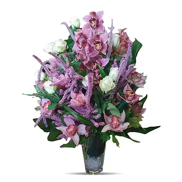 Prokuplje flowers  -  Oriental Purple Orchid Dream Flower Bouquet/Arrangement