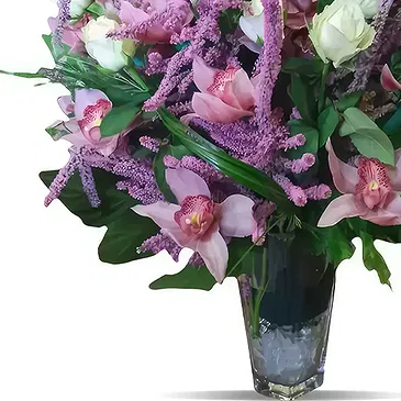 Prokuplje flowers  -  Oriental Purple Orchid Dream Flower Bouquet/Arrangement