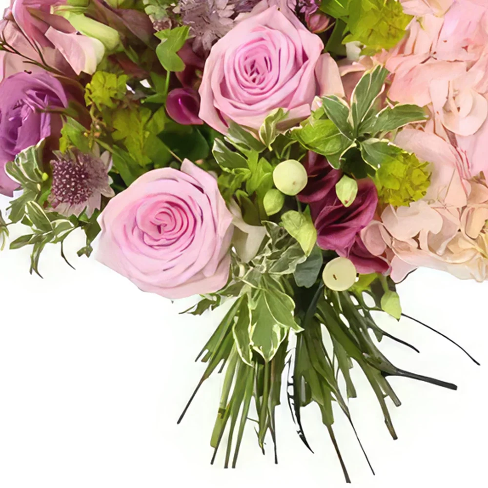 Манчестър цветя- Розов райски букет Букет/договореност цвете