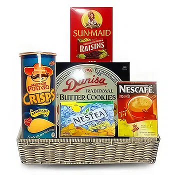 Vietnam flowers  -  Holiday Cheer Gift Basket Flower Delivery
