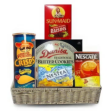 Vietnam flowers  -  Holiday Cheer Gift Basket Flower Bouquet/Arrangement