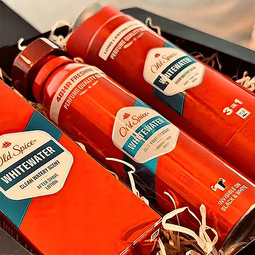 Sverige blomster- Pleiesett for menn - Old Spice Blomsterarrangementer bukett