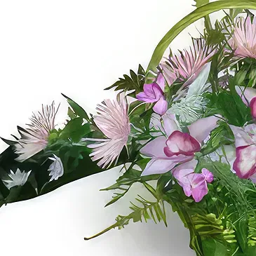 Polen Blumen Florist- BLUMENKORB 07 Bouquet/Blumenschmuck
