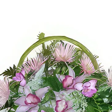 Polen Blumen Florist- BLUMENKORB 07 Bouquet/Blumenschmuck