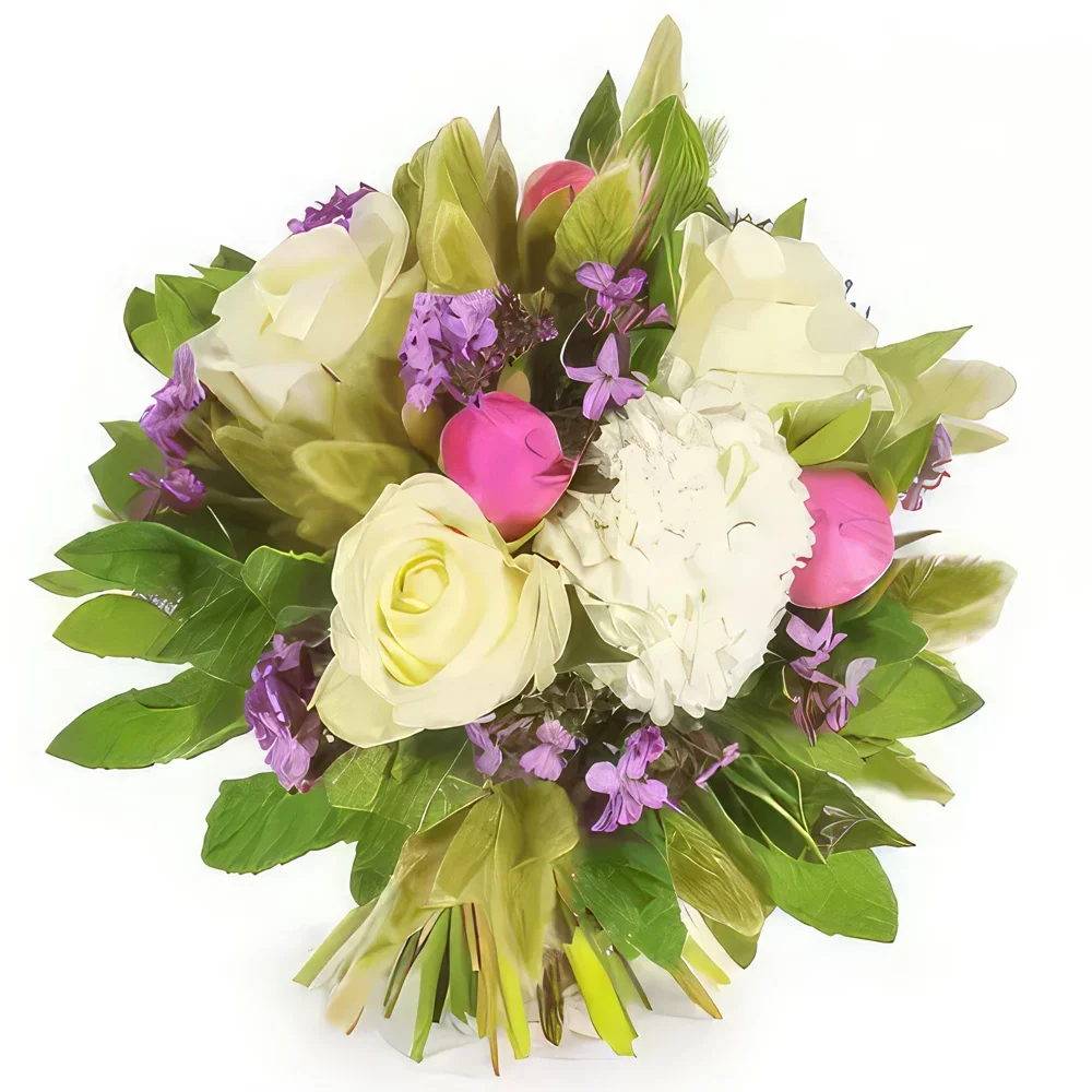 Tarbes cvijeća- Panache okrugli buket Cvjetni buket/aranžman