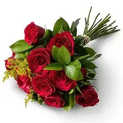 Brasilien Online Blumenhändler - Bouquet von 12 roten Rosen Blumenstrauß