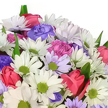 Garhoud flowers  -  Passionate Mix Chrysanthemums Flower Bouquet/Arrangement