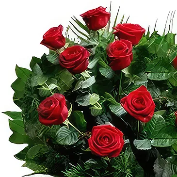 Cala Llonga flowers  -  Love's Crimson Bloom Flower Bouquet/Arrangement