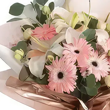 Medienstadt Dubai Blumen Florist- Pastellromantik Bouquet/Blumenschmuck