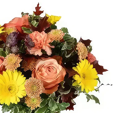 Taunton flowers  -  Orange Bloom Medley Flower Bouquet/Arrangement