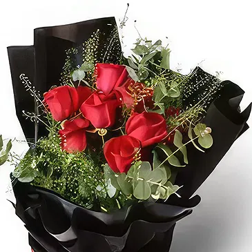 Al Shamkha flowers  -  Petal Romance with Cake Flower Bouquet/Arrangement
