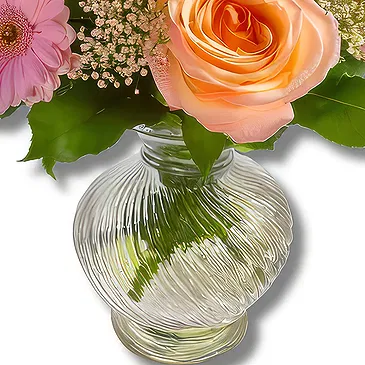 Tyskland blomster- Blush Serenity Blomsterarrangementer bukett
