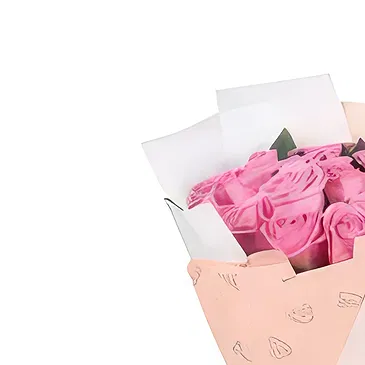 Garhoud flowers  -  Pink Beauty Petals Flower Bouquet/Arrangement
