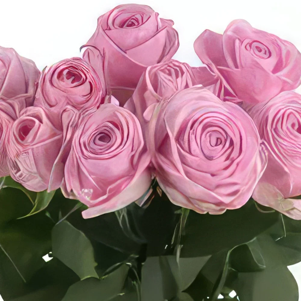 Hannover kwiaty- Różowy sen Bukiet ikiebana