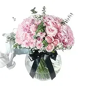 Ad Dilam Online blomsterbutikk - Blandede rosa blomster Bukett