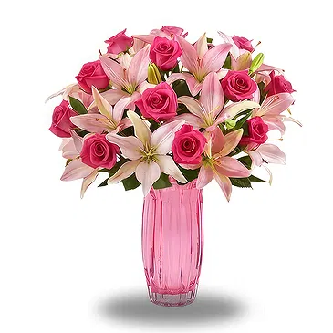 Smederevska Palanka flowers  -  Pink Elegance Flower Bouquet/Arrangement