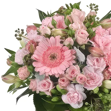 Versciaco di Sopra flowers  -  Bouquet in Pink Tones with Baci Perugina Flower Bouquet/Arrangement