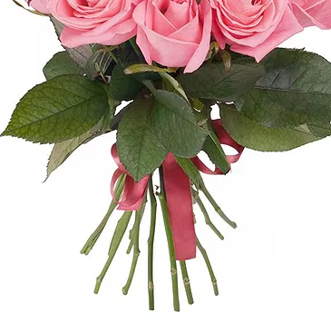 Italy flowers  -  Bouquet of 12 Pink Roses Flower Bouquet/Arrangement